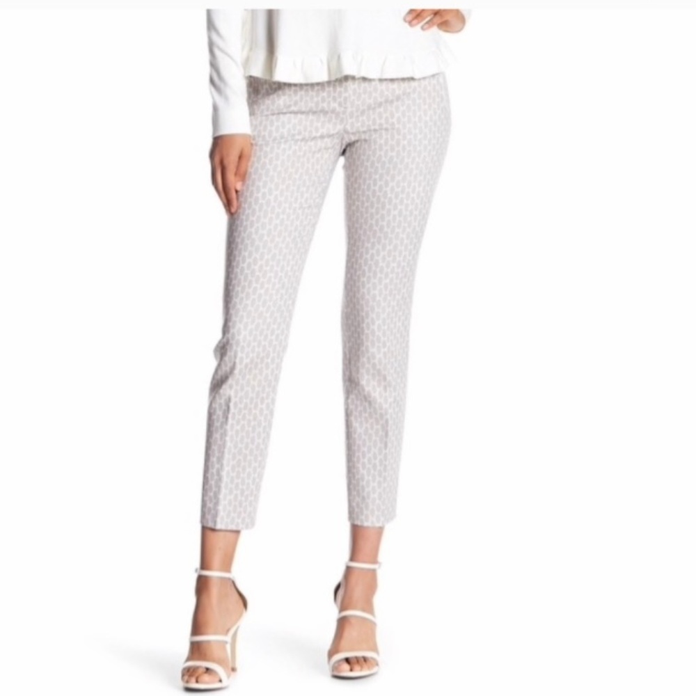 Adrianna Papell Geo-Print Trousers